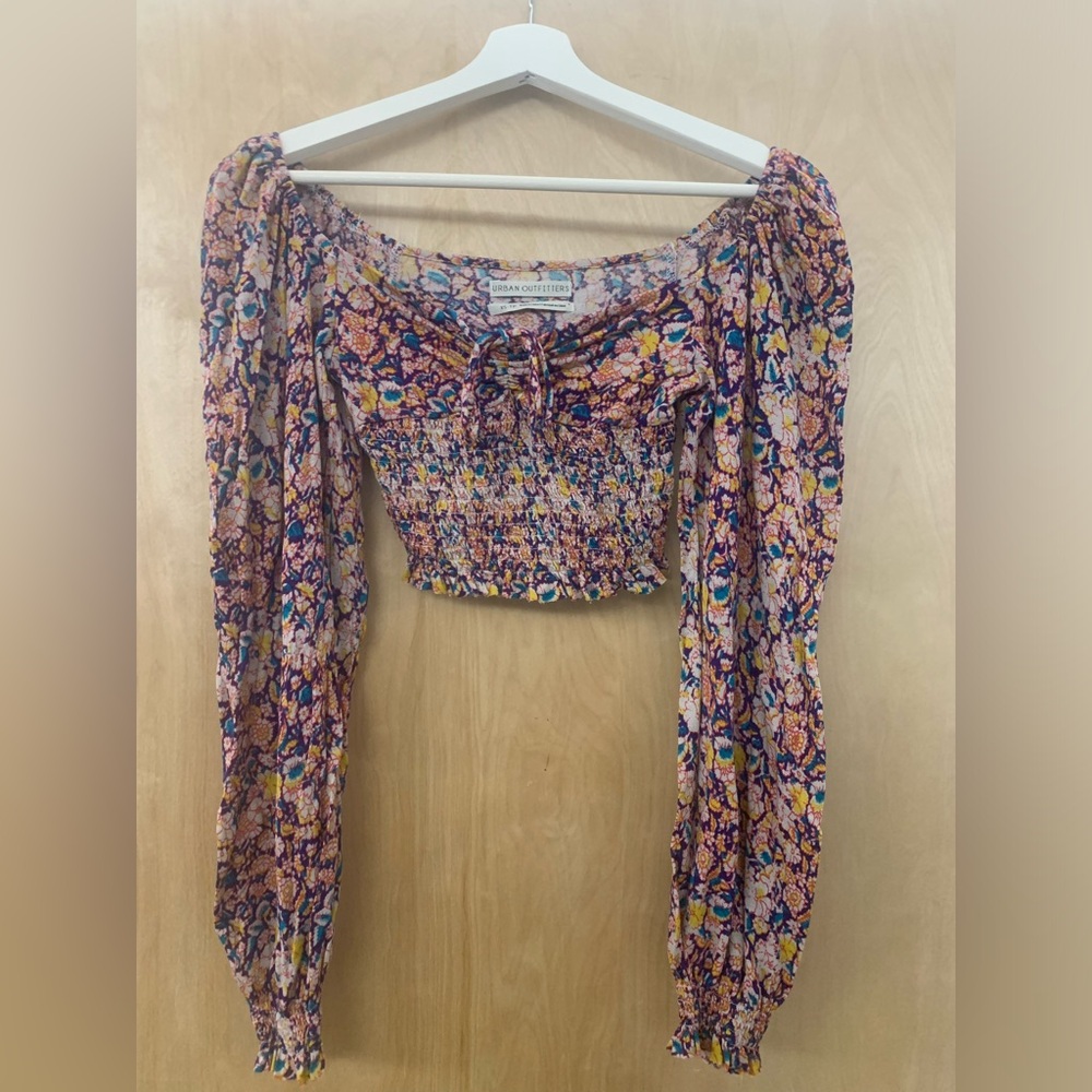 Urban Outfitters Multicolor Floral Blouse